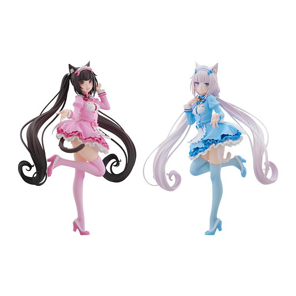 送料無料◆POP UP PARADE ネコぱら セカイコネクト 2種セット (バニラ/ショコラ) 冬服Ver. L size グッドスマイルカンパニー フィギュア..