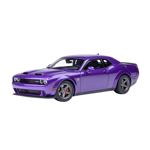 送料無料◆オートアート 1/18 ダッジ チャレンジャー SRT スーパー ストック 2023 (パール・パープル “PLUM CRAZY”) 71768 【3月予約】