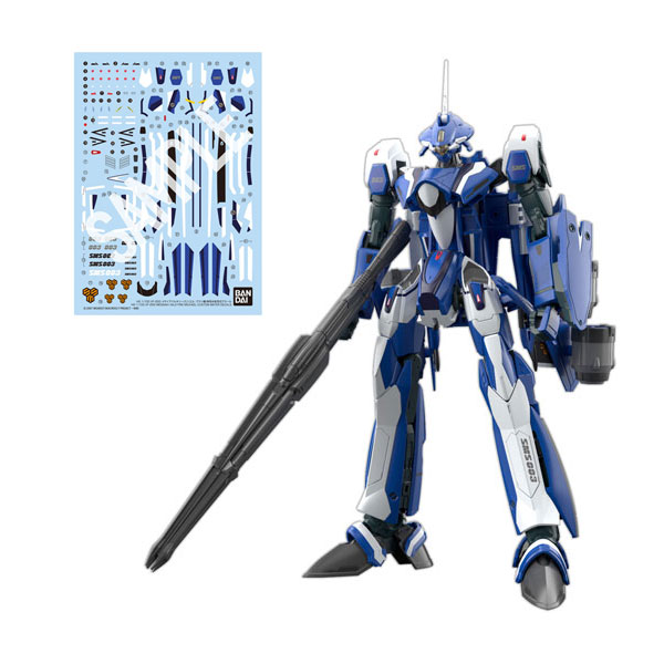 HG 1/100 マクロスF VF-25G メサイアバルキリー (ミハエル・ブラン機) プラモデル＋専用水転写式デカール セット販売 バンダイスピリッツ 【9月予約】
