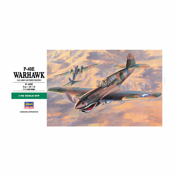 乐天商城 - 再販 ハセガワ 1/48 P-40E ウォーホーク プラモデル JT86 【5月予約】