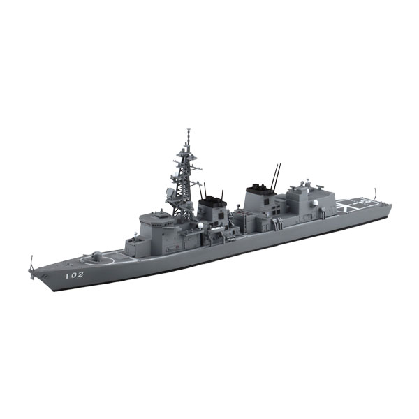 発売予定日発売中！メーカーアオシマ登場作品---商品詳細1/700ウォーターラインシリーズに、海上自衛隊護衛艦「DD102 はるさめ」が再登場。「はるさめ」は1992年に計画された「むらさめ」型護衛艦の2番艦で、1997年3月24日に竣工しました。艦型はステルス性を考慮され、船体や構造物に傾斜がつけられています。ソマリア沖・アデン湾での海賊対処任務や環太平洋合同演習(RIMPAC)に参加しました。本キットは少ないパーツ数で作りやすく、かつ的確に「はるさめ」を再現。カラー印刷の塗装説明図を新規で追加しました。・カラー塗装図を新たに付属・ロービジ仕様を再現するためデカールを新たに付属。原型製作---サイズ1/700スケール商品仕様プラスチックモデルキットパッケージ---備考※組み立て・塗装の必要なプラモデルです。完成品ではございませんのでご注意ください。※商品の画像は試作品、実機・実車、イメージCGなどを内容の補助的説明として掲載いたしておりますので、実際の商品と異なる場合が御座います。個数制限お1人様3個まで※複数商品のご注文について2019年4月1日以降のご注文は、在庫商品同士のみ、1度にご注文いただいた場合同梱可能です。（送料は1回分です。）※商品の発送時期について◎ 在庫商品はorder受付の翌営業日に発送されます。（お振込みの場合は、入金確認の翌営業日発送です。）営業日に付きましては、トップページのカレンダーをご確認下さい。お急ぎのご注文には対応出来ない場合が御座いますので予めご了承下さい。※長期のお取り置きはしておりません。※当社が運営する他店舗でのご注文とはおまとめが出来ません。※ラッピングサービス、海外発送は行っておりませんので予めご了承下さい。JAN CODE：4905083204580