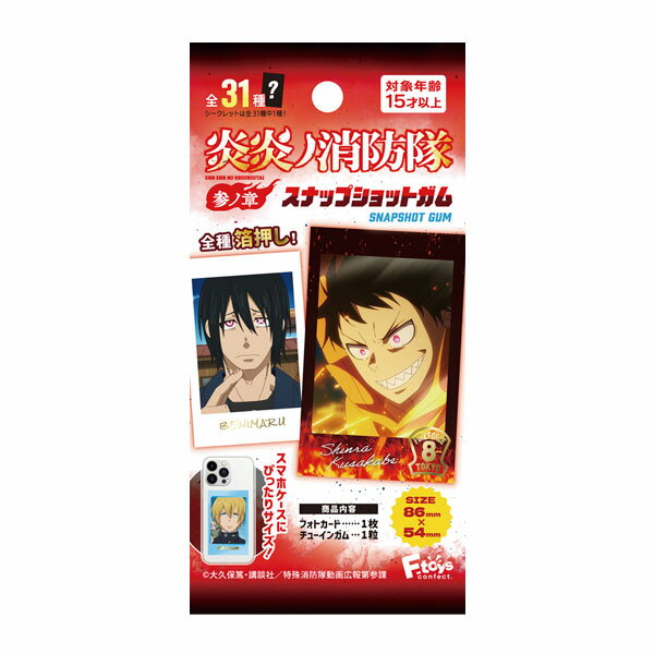エフトイズ 炎炎ノ消防隊 Vol.2 スナップショットガム 食玩 (1BOX) 【3月予約】...