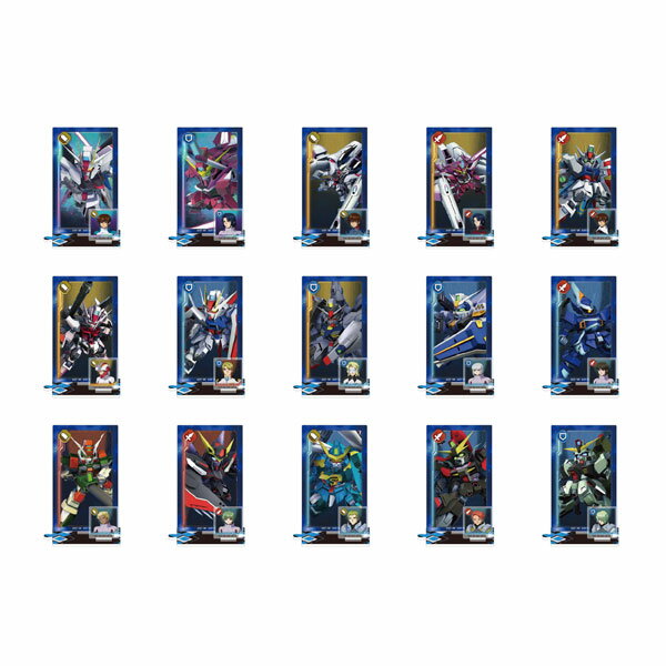 送料無料◆SDガンダム ジージェネレーション エターナル 部隊編成風アクリルスタンドコレクション 機動戦士ガンダムSEED ムービック (1B..