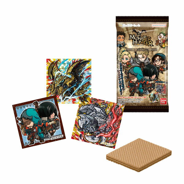 니후르루메솝 몬스터 헌터 씰 웨이퍼스 식완 반다이 (1BOX) (ZT171247)