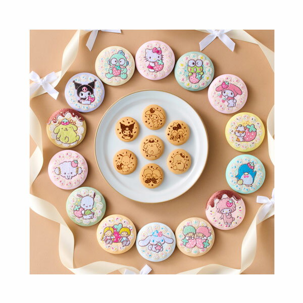 サンリオキャラクターズ 刺繍缶バッジビスケット4 食玩 バンダイ (1BOX) 【8月予約】...