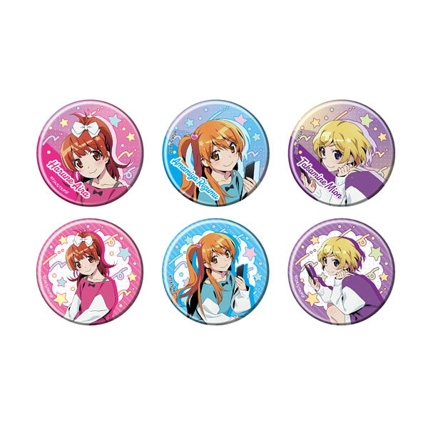 乐天商城 - A3 缶バッジ 『プリティーリズム・オーロラドリーム』01 /15周年ver. コンプリートセット(全6種) 描き下ろしイラスト 【5月予約】