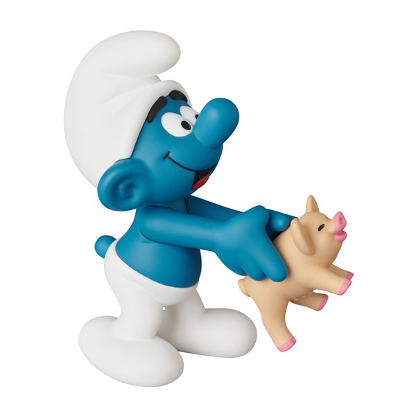 乐天商城 - UDF ウルトラディテールフィギュア No.910 SMURF SERIES 3 SMURF With PIG スマーフ ウィズ ピッグ メディコム・トイ 【8月予約】