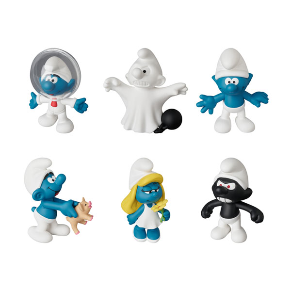 乐天商城 - 送料無料◆UDF ウルトラディテールフィギュア No.907〜912 SMURF SERIES 3 6種セット (SMURF/SMURFETTE/GHOST SMURF/SMURF With PIG/BLACK SMURF/ASTRONAUT SMURF) メディコム・トイ 【8月予約】