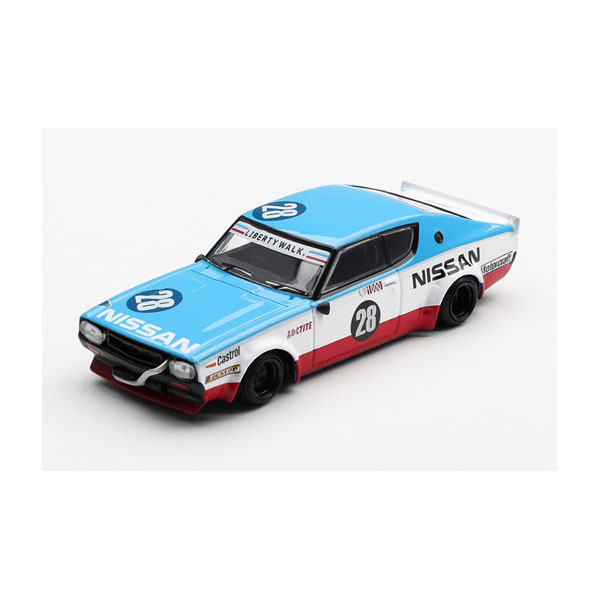 MINI-GT 1/64 Nissan スカイライン ケンメリ リバティーウォーク Nissan Racing '75 コンセプト (右ハンドル) ミニカー MGT01212-R 【未定予約】