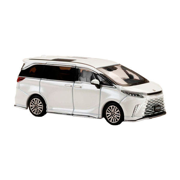 ホビージャパン 1/64 LEXUS LM カスタムバージョン 4シーター 500h 右ハンドル (ソニッククォーツ/ホワイト) ミニカー HJ644076AW 【未定予約】
