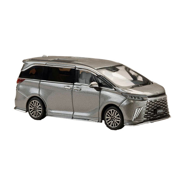 ホビージャパン 1/64 LEXUS LM カスタムバージョン 4シーター 500h 右ハンドル (ソニックチタニウム/ホワイト) ミニカー HJ644076AS 【未定予約】