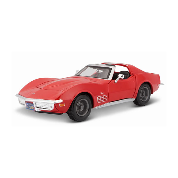 Plastic Model - 再販 マイスト 1/24 コルベット 1970 (レッド) ダイキャストモデル ミニカー MS31202R1 【未定予約】