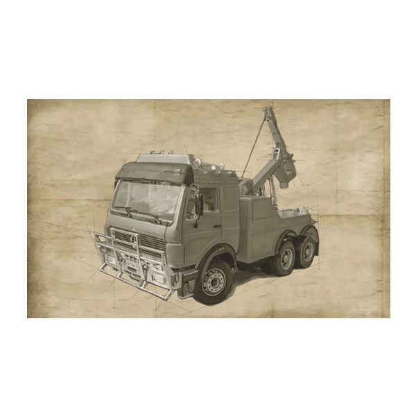 送料無料◆イタレリ 1/24 メルセデス・ベンツ レッカートラック プラモデル IT93808 【6月予約】