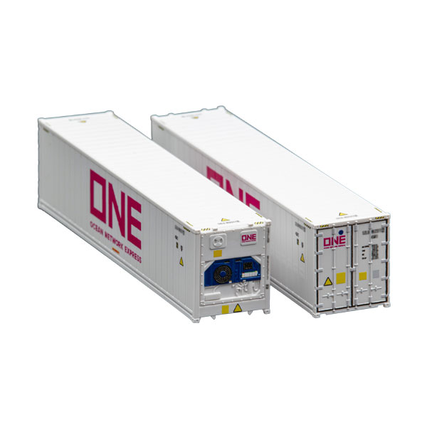 フジミ 1/150 Train-NEXTシリーズ No.102 1/150スケール 40ft High Cube リーファーコンテナタイプ ONE 塗装済み完成品 【4月予約】