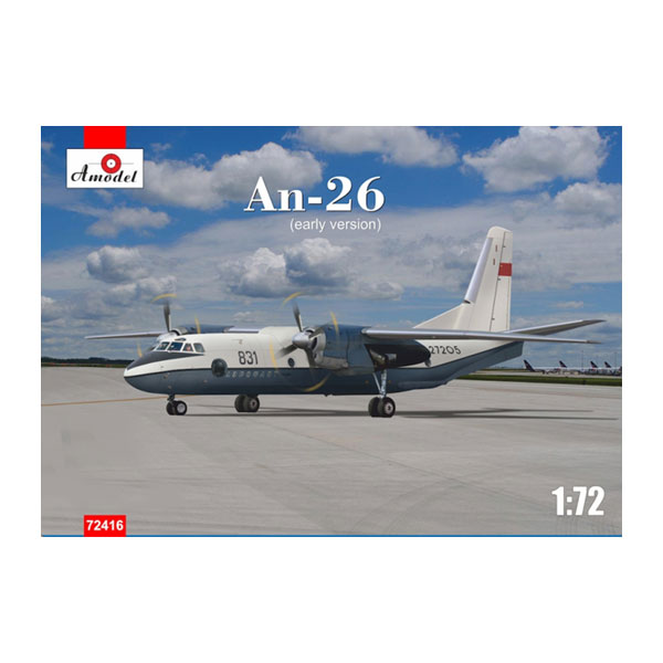 乐天商城 - 送料無料◆Aモデル 1/72 アントノフ An-26 (初期) ターボプロップ旅客機 パートII 完全新金型 プラモデル AMM72416 【5月予約】