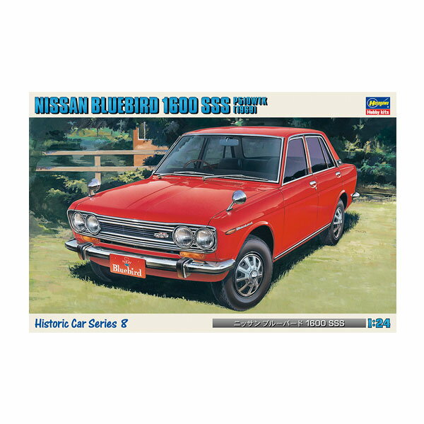再販 ハセガワ 1/24 ニッサン ブルーバード 510 1600SSS(1969) プラモデル HC8 【7月予約】