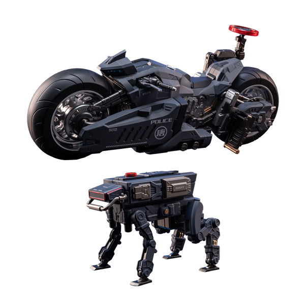 長安衛メカ・バイク 特別警察仕様 可動フィギュア MOSHOWTOYS 【8月予約】