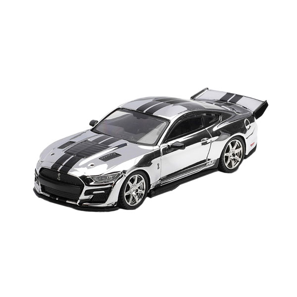 MINI-GT 1/64 シェルビー GT500 ドラゴンスネーク コンセプト クロムシルバー (左ハンドル) ダイキャスト ミニカー MGT01230-L 【未定予約】
