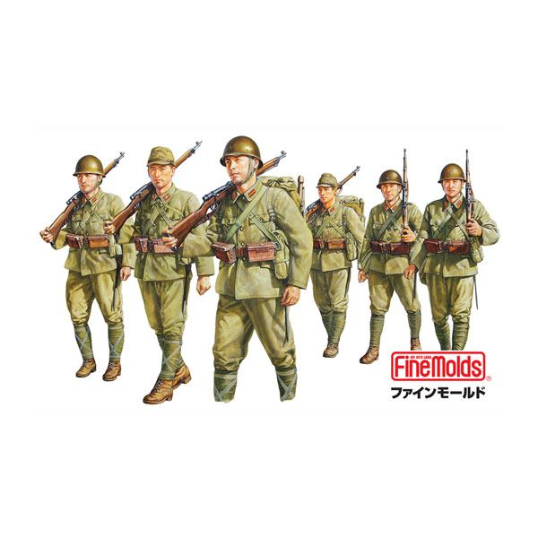 ファインモールド 1/35 帝国陸軍歩兵 行軍セット プラモデル MR10 （ZS174803）