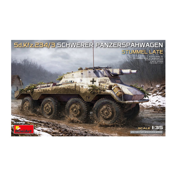 乐天商城 - 送料無料◆ミニアート 1/35 Sd.Kfz.234/3 重装甲偵察車「シュトゥンメル」 後期型 プラモデル MA53046 【8月予約】