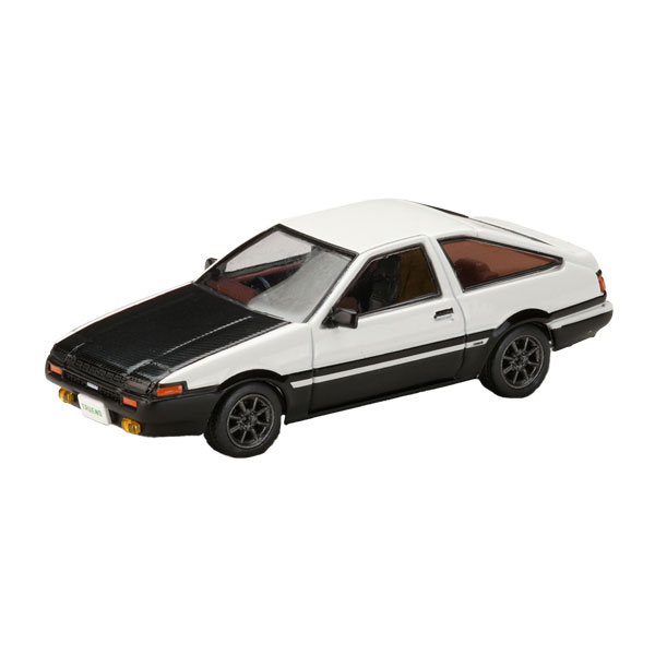 乐天商城 - ホビージャパン 1/64 トヨタ SPRINTER TRUNEO (AE86) GT-APEX JDM カスタムバージョン / CARBON BONNET ホワイト/ブラック カーボンボンネット ミニカー HJ644008WB 【未定予約】