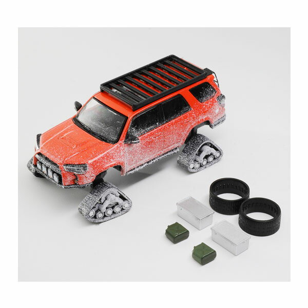 RV・SUV - ゲインコーププロダクツ 1/64 Toyota 4Runner wide-body Prerunner (LHD) スキーバージョン オレンジ ミニカー KS-051-654 【未定予約】