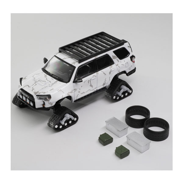 RV・SUV - ゲインコーププロダクツ 1/64 Toyota 4Runner wide-body Prerunner (LHD) スキーバージョン ホワイト ミニカー KS-051-655 【未定予約】