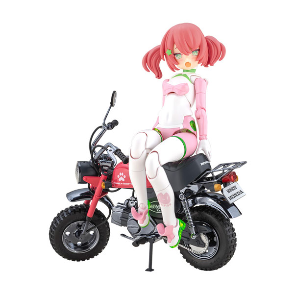 コトブキヤ メガミデバイス PUNI☆MOFU レーシングマオ with Honda Z50J-1 モンキー プラモデル 【11月予約】