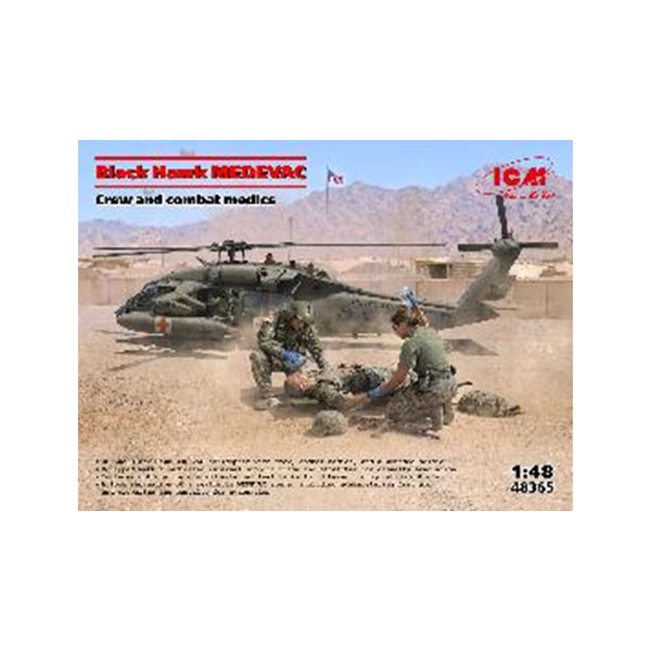 乐天商城 - 送料無料◆ICM 1/48 UH-60A ブラックホーク (MEDEVAC) プラモデル 48365 【8月予約】
