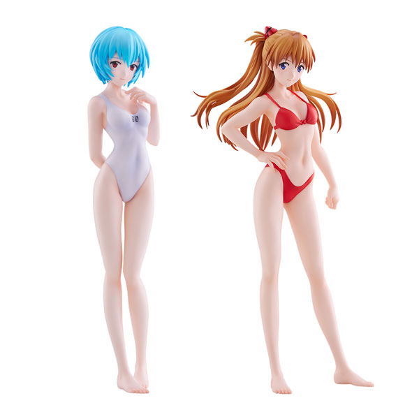 送料無料◆POP UP PARADE BEACH QUEENS ヱヴァンゲリヲン新劇場版 2種セット (綾波レイ ワンピースstyle/式波・アスカ・ラングレー ビキ..