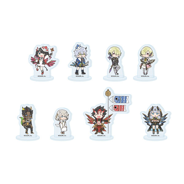 무료 배송 ◆ A3 아크릴 쁘띠 스탠드 [흰 고양이 프로젝트] 06 / 어린이 날 ver. 블라인드 컴플리트 세트 (전 8 종) (그래프 아트 일러스트) [8 월 예약]