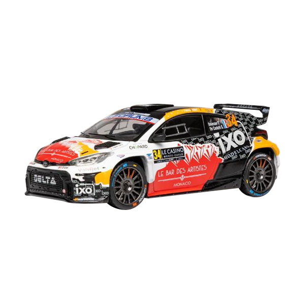 送料無料◆IXO 1/18 トヨタ GR ヤリス Rally2 2026年 ラリーモンテカルロ ＃34 E.Delecour/S.De Castelli ミニカー 18RMC274 