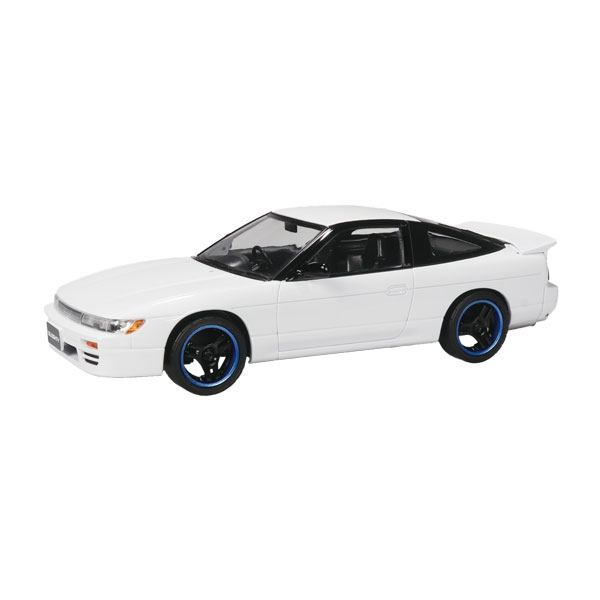 アオシマ 楽プラ 1/32 ニッサン シルエイティ カスタム (ホワイト) プラモデル スナップキット No.27CU-WE 【10月予約】