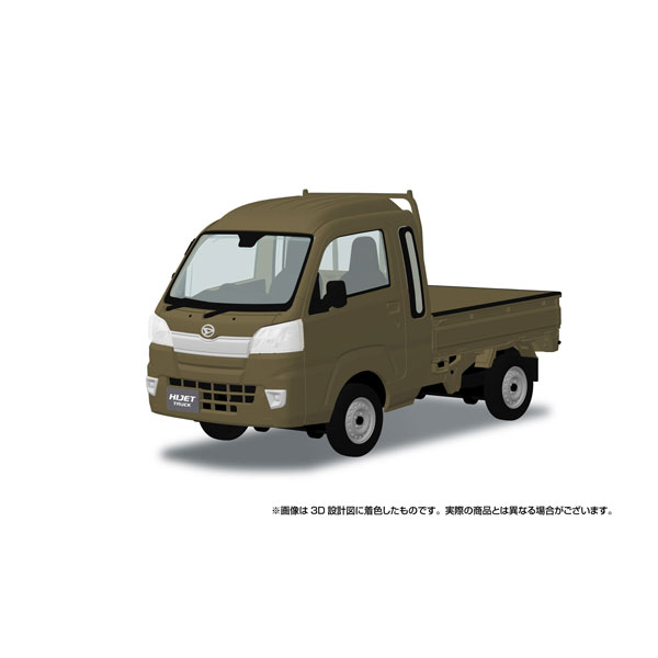 発売予定日2026年10月予定メーカーアオシマ登場作品---商品詳細ローダウン、ノーマル、リフトアップ！3段階から選べる車高で10代目ハイゼット トラック ジャンボが登場！【完全新金型】楽プラ 軽トラ第二弾！軽貨物 車種別売上台数ナンバーワンのハイゼットシリーズから、トラックモデルのキャビン後方を延長したハイゼット トラック ジャンボが楽プラ スナップキットに登場！ローダウン、ノーマル、リフトアップの3段階で車高選択が可能です。・パーツ点数30点のお手軽モデル・シリーズ初の3段階車高選択が可能(ローダウン、ノーマル、リフトアップ)・塗り分けの必要な部分はシールで再現・ボディカラー：No.29-OK オフビートカーキメタリック■塗装不要ボディ色をプラスチック材料の着色で再現する事により、塗装不要となりました。ツヤツヤのボディも見どころです。■接着剤不要はめ込み式を採用する事で接着剤が不要となりました。■少ないパーツで高い再現性キットを簡略化しながらも1/32スケールで高い再現性を実現しました。※ダイハツ工業(株)監修中原型製作---サイズ1/32スケール商品仕様プラスチックモデルキットパッケージ---備考※組み立て・塗装の必要なプラモデルです。完成品ではございませんのでご注意ください。※商品の画像は試作品、実機・実車、イメージCGなどを内容の補助的説明として掲載いたしておりますので、実際の商品と異なる場合が御座います。個数制限お1人様3個まで■ ご予約商品全般に関するご注意当店では十分な数量を発注したうえでご予約を承っておりますが、生産上の都合などにより、入荷直前で数量を調整されてしまう場合が稀に御座います。その場合メールでご連絡のうえ、原則ご注文先着順でのご提供となります。また、複数個のご注文を減数させて頂いたり、ご注文自体を取り消しとさせて頂く場合が御座います。予めご了承頂けますようお願い致します。※2019年4月1日より、ご予約商品はお支払い方法に関わらず単体のみでの受付となります。上記日時以降にご予約商品を複数同時にご注文された場合、自動的にキャンセル処理が行われますのでご注意下さい。2019年3月31日以前にご注文の場合、同梱・分割につきましては以下からご確認下さい。ご注文管理システム概要※商品の大幅な延期についてメーカーの都合により発売の大幅な遅れが発生する可能性がございます。発売延期発生から1年以上情報が途絶えたものは、当店の判断で受注を一旦白紙とさせて頂く場合が御座います。正確な情報が入り次第、改めて受注を取り直し致します。また、2019年4月1日より、注文日より1年以上経過したご注文は、システム上強制キャンセルされることとなりました。予めご了承下さい。※ご予約商品のキャンセルについてご注文のキャンセルは発売延期時等も含み原則不可となりますので、十分ご検討の上お申し込み下さい。代金引換発送後の受け取り拒否などは、往復分の送料等諸経費をご請求させて頂きます。尚、複数個（2個以上）のご注文、海外メーカーの商品、1万円を超える高額商品のご注文はキャンセルを一切承る事が出来ませんので、十分ご検討のうえご注文下さい。また、キャンセル履歴のある方のご注文は、当店の判断でご注文をお断りさせて頂く場合が御座いますので予めご了承下さい。※商品の発送時期について◎ ご予約商品は入荷翌営業日より発送されます。営業日に付きましては、トップページのカレンダーをご確認下さい。入荷日が週末にあたる場合は、翌週の発送になります。お急ぎの発送に対応出来ない場合が御座いますので予めご了承下さい。※長期のお取り置きはしておりません。※当社が運営する他店舗でのご注文とはおまとめが出来ません。※お引越しや長期出張の際は事前にメールでご連絡下さい。※ラッピングサービス、海外発送は行っておりませんので予めご了承下さい。JAN CODE：4905083201947
