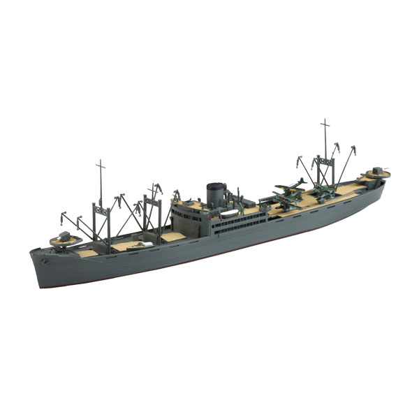 アオシマ 1/700 日本海軍 特設水上機母艦 聖川丸 リニューアル版 プラモデル ウォーターライン No.561 【10月予約】