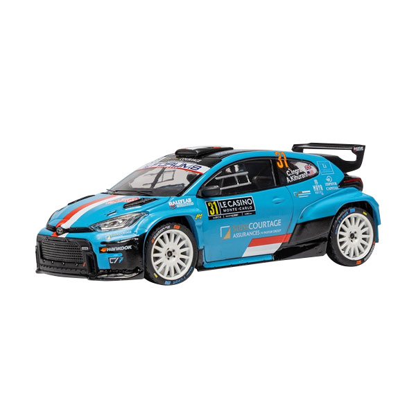 送料無料◆IXO 1/43 シュコダ ファビア Rally2 (2023) ラリーモンテカルロ R.Dapra/L.Guglielmetti ダイキャストモデル ミニカー RAM1031LQ 