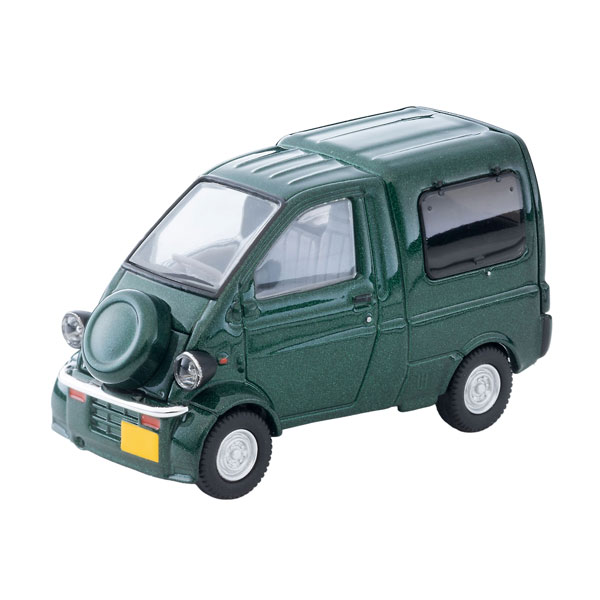 発売予定日2026年12月予定メーカートミーテック登場作品---商品詳細●ミゼットIIに新仕様が登場！●リアゲート開閉可能●2台のディテールの違いに注目！往年の軽オート3輪「ミゼット」の名前を継ぎ、当時の軽自動車規格よりさらに小さいトラックとして開発された「ミゼットII」は1996年にデビュー。当初は1人乗りのトラック型のみの展開でしたが、1997年にバン型の「カーゴ」を追加、同時に2人乗りAT車が設定され選択肢が増えました。ルックスの可愛らしさに加えて当時のハイゼットからの流用可能な部品も多く、現在でもカスタマイズを楽しむオーナーさんがたくさんいらっしゃいます。TLV-NEOではミゼットII?カーゴを早くもバリエーション展開します。今回は1997年のカーゴ追加当初の上級グレード、Rタイプを再現。オールペイントを施したイメージでカタログにはない深緑のボディカラーとしました。初期型の特徴でもあるスペアタイヤを前側に置いた個性的なデザインは、発売中の#カースナに付属のフィギュアとも相性抜群。リアゲートは可動式で、ジオラマ遊びがいっそう楽しめます。原型製作---サイズ1/64スケール商品仕様ダイキャスト製ミニカー(塗装組立済)パッケージ---備考※商品の画像は試作品、実機・実車、イメージCGなどを内容の補助的説明として掲載いたしておりますので、実際の商品と異なる場合が御座います。個数制限お1人様3個まで■ ご予約商品全般に関するご注意当店では十分な数量を発注したうえでご予約を承っておりますが、生産上の都合などにより、入荷直前で数量を調整されてしまう場合が稀に御座います。その場合メールでご連絡のうえ、原則ご注文先着順でのご提供となります。また、複数個のご注文を減数させて頂いたり、ご注文自体を取り消しとさせて頂く場合が御座います。予めご了承頂けますようお願い致します。※2019年4月1日より、ご予約商品はお支払い方法に関わらず単体のみでの受付となります。上記日時以降にご予約商品を複数同時にご注文された場合、自動的にキャンセル処理が行われますのでご注意下さい。2019年3月31日以前にご注文の場合、同梱・分割につきましては以下からご確認下さい。ご注文管理システム概要※商品の大幅な延期についてメーカーの都合により発売の大幅な遅れが発生する可能性がございます。発売延期発生から1年以上情報が途絶えたものは、当店の判断で受注を一旦白紙とさせて頂く場合が御座います。正確な情報が入り次第、改めて受注を取り直し致します。また、2019年4月1日より、注文日より1年以上経過したご注文は、システム上強制キャンセルされることとなりました。予めご了承下さい。※ご予約商品のキャンセルについてご注文のキャンセルは発売延期時等も含み原則不可となりますので、十分ご検討の上お申し込み下さい。代金引換発送後の受け取り拒否などは、往復分の送料等諸経費をご請求させて頂きます。尚、複数個（2個以上）のご注文、海外メーカーの商品、1万円を超える高額商品のご注文はキャンセルを一切承る事が出来ませんので、十分ご検討のうえご注文下さい。また、キャンセル履歴のある方のご注文は、当店の判断でご注文をお断りさせて頂く場合が御座いますので予めご了承下さい。※商品の発送時期について◎ ご予約商品は入荷翌営業日より発送されます。営業日に付きましては、トップページのカレンダーをご確認下さい。入荷日が週末にあたる場合は、翌週の発送になります。お急ぎの発送に対応出来ない場合が御座いますので予めご了承下さい。※長期のお取り置きはしておりません。※当社が運営する他店舗でのご注文とはおまとめが出来ません。※お引越しや長期出張の際は事前にメールでご連絡下さい。※ラッピングサービス、海外発送は行っておりませんので予めご了承下さい。JAN CODE：4543736340218