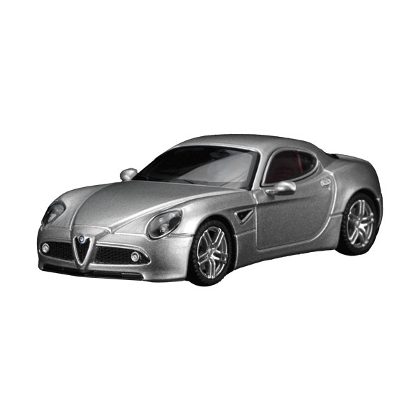 MOTORHELIX 1/64 アルファロメオ 8C Competizione 2008 Grigio Nuvolari ダイキャストモデル ミニカー M69057 