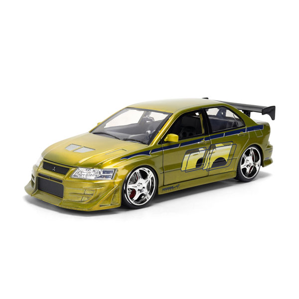 発売予定日入荷日未定メーカーJada Toys登場作品ワイルド・スピード商品詳細『ワイルド・スピード』シリーズより、ミツビシ ランサー EVO7 グリーンが1/24スケールのダイキャストモデルで登場。各部に開閉機構を備え、ブラッシュ仕上げを採用しています。原型製作---サイズ1/24商品仕様ダイキャスト製ミニカーパッケージ---備考2026年8月下旬発売予定ですが、発売が大幅に変更となる可能性があるため、入荷日未定とさせていただいております。※商品の画像は試作品、実機・実車、イメージCGなどを内容の補助的説明として掲載いたしておりますので、実際の商品と異なる場合が御座います。※こちらの商品は送料無料とさせて頂きます。※商品の画像は試作品、実機・実車、イメージCGなどを内容の補助的説明として掲載いたしておりますので、実際の商品と異なる場合が御座います。個数制限お1人様2個まで■ ご予約商品全般に関するご注意当店では十分な数量を発注したうえでご予約を承っておりますが、生産上の都合などにより、入荷直前で数量を調整されてしまう場合が稀に御座います。その場合メールでご連絡のうえ、原則ご注文先着順でのご提供となります。また、複数個のご注文を減数させて頂いたり、ご注文自体を取り消しとさせて頂く場合が御座います。予めご了承頂けますようお願い致します。※2019年4月1日より、ご予約商品はお支払い方法に関わらず単体のみでの受付となります。上記日時以降にご予約商品を複数同時にご注文された場合、自動的にキャンセル処理が行われますのでご注意下さい。2019年3月31日以前にご注文の場合、同梱・分割につきましては以下からご確認下さい。ご注文管理システム概要※商品の大幅な延期についてメーカーの都合により発売の大幅な遅れが発生する可能性がございます。発売延期発生から1年以上情報が途絶えたものは、当店の判断で受注を一旦白紙とさせて頂く場合が御座います。正確な情報が入り次第、改めて受注を取り直し致します。また、2019年4月1日より、注文日より1年以上経過したご注文は、システム上強制キャンセルされることとなりました。予めご了承下さい。※ご予約商品のキャンセルについてご注文のキャンセルは発売延期時等も含み原則不可となりますので、十分ご検討の上お申し込み下さい。代金引換発送後の受け取り拒否などは、往復分の送料等諸経費をご請求させて頂きます。尚、複数個（2個以上）のご注文、海外メーカーの商品、1万円を超える高額商品のご注文はキャンセルを一切承る事が出来ませんので、十分ご検討のうえご注文下さい。また、キャンセル履歴のある方のご注文は、当店の判断でご注文をお断りさせて頂く場合が御座いますので予めご了承下さい。※商品の発送時期について◎ ご予約商品は入荷翌営業日より発送されます。営業日に付きましては、トップページのカレンダーをご確認下さい。入荷日が週末にあたる場合は、翌週の発送になります。お急ぎの発送に対応出来ない場合が御座いますので予めご了承下さい。※長期のお取り置きはしておりません。※当社が運営する他店舗でのご注文とはおまとめが出来ません。※お引越しや長期出張の際は事前にメールでご連絡下さい。※ラッピングサービス、海外発送は行っておりませんので予めご了承下さい。JAN CODE：4548565529506