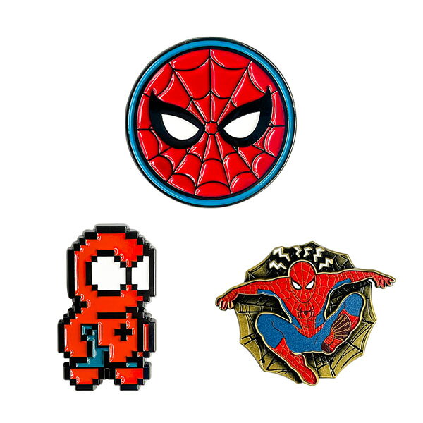 楽天市場】スパイダーマン 缶バッジ（コレクション｜ホビー）の通販