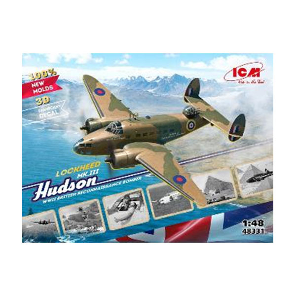 発売予定日2026年11月予定メーカーICM登場作品---商品詳細ロッキード・ハドソン Mk.III イギリス偵察爆撃機を1/48スケールで再現。正確なプロポーションで忠実に再現されたMk.III型が完全新金型で登場します。部品数は180点。完成時サイズは全長約283mm、全幅約420mmです。4種類のマーキングを収録しています。原型製作---サイズ1/48 全長：約283mm/全幅：約420mm商品仕様プラスチックモデルキットパッケージ---備考※組み立て・塗装の必要なプラモデルです。完成品ではございませんのでご注意ください。※商品の画像は試作品、実機・実車、イメージCGなどを内容の補助的説明として掲載いたしておりますので、実際の商品と異なる場合が御座います。※こちらの商品は送料無料とさせて頂きます。個数制限お1人様2個まで■ ご予約商品全般に関するご注意当店では十分な数量を発注したうえでご予約を承っておりますが、生産上の都合などにより、入荷直前で数量を調整されてしまう場合が稀に御座います。その場合メールでご連絡のうえ、原則ご注文先着順でのご提供となります。また、複数個のご注文を減数させて頂いたり、ご注文自体を取り消しとさせて頂く場合が御座います。予めご了承頂けますようお願い致します。※2019年4月1日より、ご予約商品はお支払い方法に関わらず単体のみでの受付となります。上記日時以降にご予約商品を複数同時にご注文された場合、自動的にキャンセル処理が行われますのでご注意下さい。2019年3月31日以前にご注文の場合、同梱・分割につきましては以下からご確認下さい。ご注文管理システム概要※商品の大幅な延期についてメーカーの都合により発売の大幅な遅れが発生する可能性がございます。発売延期発生から1年以上情報が途絶えたものは、当店の判断で受注を一旦白紙とさせて頂く場合が御座います。正確な情報が入り次第、改めて受注を取り直し致します。また、2019年4月1日より、注文日より1年以上経過したご注文は、システム上強制キャンセルされることとなりました。予めご了承下さい。※ご予約商品のキャンセルについてご注文のキャンセルは発売延期時等も含み原則不可となりますので、十分ご検討の上お申し込み下さい。代金引換発送後の受け取り拒否などは、往復分の送料等諸経費をご請求させて頂きます。尚、複数個（2個以上）のご注文、海外メーカーの商品、1万円を超える高額商品のご注文はキャンセルを一切承る事が出来ませんので、十分ご検討のうえご注文下さい。また、キャンセル履歴のある方のご注文は、当店の判断でご注文をお断りさせて頂く場合が御座いますので予めご了承下さい。※商品の発送時期について◎ ご予約商品は入荷翌営業日より発送されます。営業日に付きましては、トップページのカレンダーをご確認下さい。入荷日が週末にあたる場合は、翌週の発送になります。お急ぎの発送に対応出来ない場合が御座いますので予めご了承下さい。※長期のお取り置きはしておりません。※当社が運営する他店舗でのご注文とはおまとめが出来ません。※お引越しや長期出張の際は事前にメールでご連絡下さい。※ラッピングサービス、海外発送は行っておりませんので予めご了承下さい。JAN CODE：4823044412259