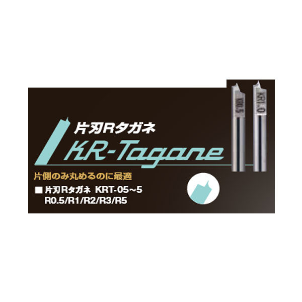 LEGAME(レガーメ) 片刃Rタガネ KRT-05(R0.5mm) 軸径3mm タングステン製 模型用工具...