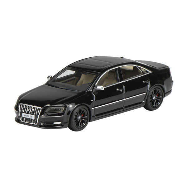 M68217DZ-CY 1/64 Audi S8 2008 ブラック ダイキャストモデル ミニカー MOTORHELIX 【未定予約】