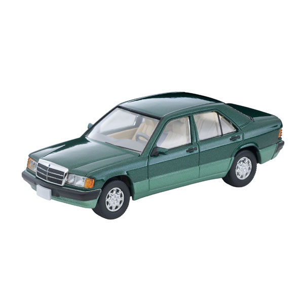 発売予定日2027年1月予定メーカートミーテック登場作品---商品詳細●メルセデスベンツ190 E後期型に久しぶりに新仕様が登場！●左ハンドル仕様を再現●純正オプションのクロームホイールなどディティールに注目1982年にメルセデスベンツ初のDセグメントとして発表されたW201型は190シリーズという車名で展開されました。1988年のマイナーチェンジでは全車種に車体側面の「サッコプレート」と呼ばれるプロテクトパネルが装着され、空力性能が向上しています。また、日本への正規輸入は1985年から開始、排気量次第では5ナンバーとなることやバブル景気も重なったため街中で見かける機会も多く、メルセデスベンツが日本で普及する大きなきっかけとなった一台でした。TLV-NEOでは2013年よりメルセデスベンツ190 Eを展開してきましたが、今回久々に新仕様が登場します。今回は1992年型の最終型190 E 2.0(左ハンドル)を再現。1992年からデザインが変更されたアルミホイールは純正オプションのクローム仕様としました。『最善か無か』のフレーズを掲げた時代のメルセデスらしいスタイリングをぜひお手元で感じてください。原型製作---サイズ1/64スケール商品仕様ダイキャスト製ミニカー(塗装組立済)パッケージ---備考※商品の画像は試作品、実機・実車、イメージCGなどを内容の補助的説明として掲載いたしておりますので、実際の商品と異なる場合が御座います。個数制限お1人様3個まで■ ご予約商品全般に関するご注意当店では十分な数量を発注したうえでご予約を承っておりますが、生産上の都合などにより、入荷直前で数量を調整されてしまう場合が稀に御座います。その場合メールでご連絡のうえ、原則ご注文先着順でのご提供となります。また、複数個のご注文を減数させて頂いたり、ご注文自体を取り消しとさせて頂く場合が御座います。予めご了承頂けますようお願い致します。※2019年4月1日より、ご予約商品はお支払い方法に関わらず単体のみでの受付となります。上記日時以降にご予約商品を複数同時にご注文された場合、自動的にキャンセル処理が行われますのでご注意下さい。2019年3月31日以前にご注文の場合、同梱・分割につきましては以下からご確認下さい。ご注文管理システム概要※商品の大幅な延期についてメーカーの都合により発売の大幅な遅れが発生する可能性がございます。発売延期発生から1年以上情報が途絶えたものは、当店の判断で受注を一旦白紙とさせて頂く場合が御座います。正確な情報が入り次第、改めて受注を取り直し致します。また、2019年4月1日より、注文日より1年以上経過したご注文は、システム上強制キャンセルされることとなりました。予めご了承下さい。※ご予約商品のキャンセルについてご注文のキャンセルは発売延期時等も含み原則不可となりますので、十分ご検討の上お申し込み下さい。代金引換発送後の受け取り拒否などは、往復分の送料等諸経費をご請求させて頂きます。尚、複数個（2個以上）のご注文、海外メーカーの商品、1万円を超える高額商品のご注文はキャンセルを一切承る事が出来ませんので、十分ご検討のうえご注文下さい。また、キャンセル履歴のある方のご注文は、当店の判断でご注文をお断りさせて頂く場合が御座いますので予めご了承下さい。※商品の発送時期について◎ ご予約商品は入荷翌営業日より発送されます。営業日に付きましては、トップページのカレンダーをご確認下さい。入荷日が週末にあたる場合は、翌週の発送になります。お急ぎの発送に対応出来ない場合が御座いますので予めご了承下さい。※長期のお取り置きはしておりません。※当社が運営する他店舗でのご注文とはおまとめが出来ません。※お引越しや長期出張の際は事前にメールでご連絡下さい。※ラッピングサービス、海外発送は行っておりませんので予めご了承下さい。JAN CODE：4543736341826
