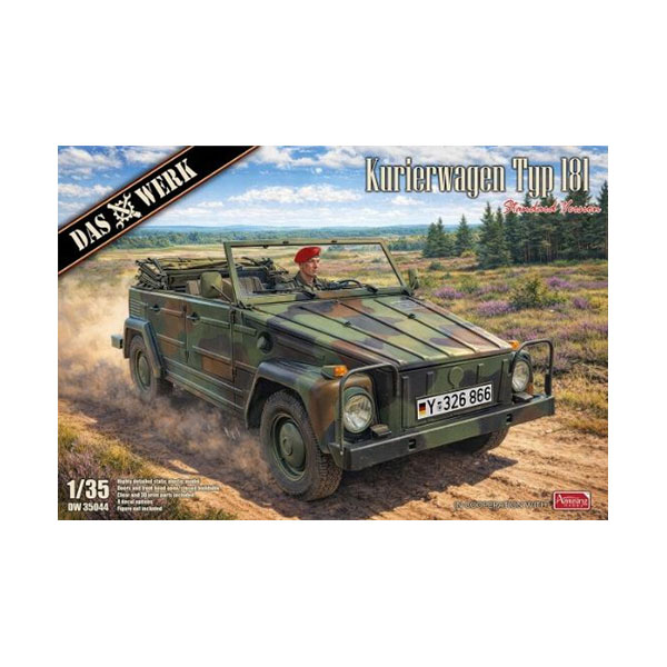 送料無料◆ダス・ヴェルク 1/35 クーリエワーゲン タイプ181 “スタンダードバージョン” プラモデル USCDW35044 【10月予約】