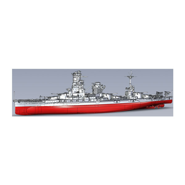 フジミ 帝国海軍シリーズ 1/700 日本海軍戦艦 伊勢 プラモデル No.56 【11月予約】