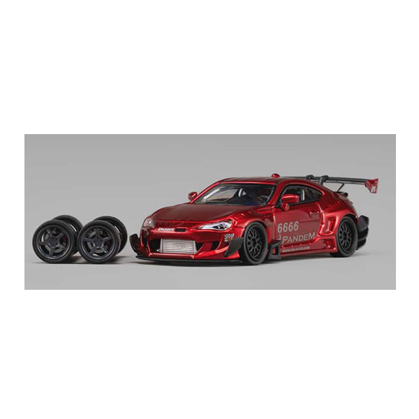CMモデル 1/64 Toyota GT86 Pandem Widebody V3.5 メタリックレッド ミニカー CM64-RB86-05 【未定予約】
