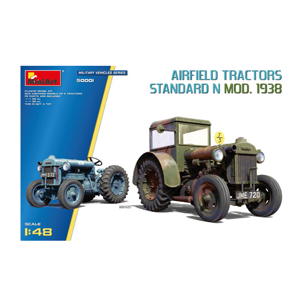 ミニアート 1/48 飛行場用トラクター 標準型 N 1938年式 (フォードソン・スタンダードN×2台セット) プラモデル MA50001 【11月予約】