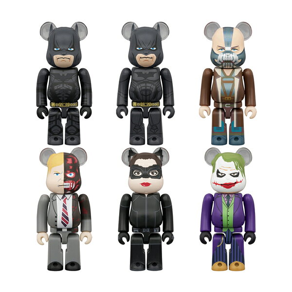 送料無料◆BE＠RBRICK ベアブリック CHASE BATMAN THE DARK KNIGHT TRILOGY (1BOX) メディコム・トイ 【9月予約】