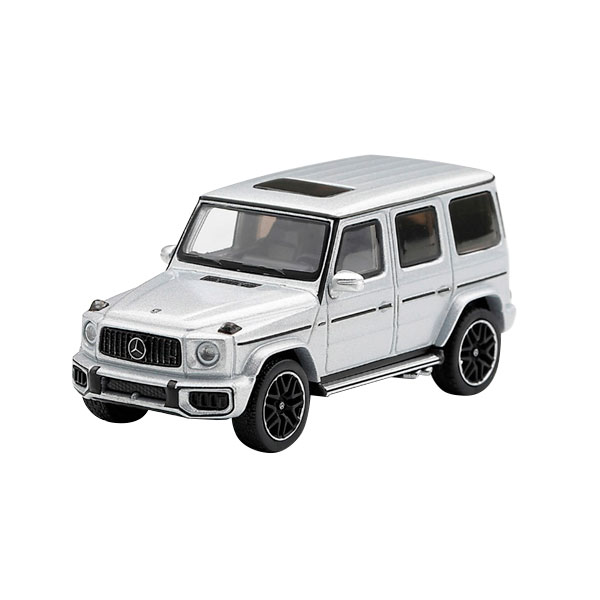 発売予定日入荷日未定メーカーMINI-GT登場作品---商品詳細1/64 スケールで多彩な車種を精密にモデル化している MINI GT から、最高級クロスカントリービークル(SUV)として高い人気を誇る「メルセデスAMG G 63(左ハンドル)」の新色バリエーション「シルバーメタリック」が登場します。伝統的なスクエアボディに施された無骨なプレスラインを忠実にトレースしており、シルバーの質感がそのシルエットを一層美しく際立たせた仕上がりです。原型製作---サイズ1/64スケール商品仕様ダイキャスト製ミニカーパッケージ---備考2026年12月発売予定ですが、発売が大幅に変更となる可能性があるため、入荷日未定とさせていただいております。※商品の画像は試作品、実機・実車、イメージCGなどを内容の補助的説明として掲載いたしておりますので、実際の商品と異なる場合が御座います。個数制限お1人様2個まで■ ご予約商品全般に関するご注意当店では十分な数量を発注したうえでご予約を承っておりますが、生産上の都合などにより、入荷直前で数量を調整されてしまう場合が稀に御座います。その場合メールでご連絡のうえ、原則ご注文先着順でのご提供となります。また、複数個のご注文を減数させて頂いたり、ご注文自体を取り消しとさせて頂く場合が御座います。予めご了承頂けますようお願い致します。※2019年4月1日より、ご予約商品はお支払い方法に関わらず単体のみでの受付となります。上記日時以降にご予約商品を複数同時にご注文された場合、自動的にキャンセル処理が行われますのでご注意下さい。2019年3月31日以前にご注文の場合、同梱・分割につきましては以下からご確認下さい。ご注文管理システム概要※商品の大幅な延期についてメーカーの都合により発売の大幅な遅れが発生する可能性がございます。発売延期発生から1年以上情報が途絶えたものは、当店の判断で受注を一旦白紙とさせて頂く場合が御座います。正確な情報が入り次第、改めて受注を取り直し致します。また、2019年4月1日より、注文日より1年以上経過したご注文は、システム上強制キャンセルされることとなりました。予めご了承下さい。※ご予約商品のキャンセルについてご注文のキャンセルは発売延期時等も含み原則不可となりますので、十分ご検討の上お申し込み下さい。代金引換発送後の受け取り拒否などは、往復分の送料等諸経費をご請求させて頂きます。尚、複数個（2個以上）のご注文、海外メーカーの商品、1万円を超える高額商品のご注文はキャンセルを一切承る事が出来ませんので、十分ご検討のうえご注文下さい。また、キャンセル履歴のある方のご注文は、当店の判断でご注文をお断りさせて頂く場合が御座いますので予めご了承下さい。※商品の発送時期について◎ ご予約商品は入荷翌営業日より発送されます。営業日に付きましては、トップページのカレンダーをご確認下さい。入荷日が週末にあたる場合は、翌週の発送になります。お急ぎの発送に対応出来ない場合が御座いますので予めご了承下さい。※長期のお取り置きはしておりません。※当社が運営する他店舗でのご注文とはおまとめが出来ません。※お引越しや長期出張の際は事前にメールでご連絡下さい。※ラッピングサービス、海外発送は行っておりませんので予めご了承下さい。JAN CODE：840456312896